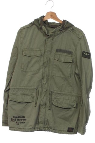 Kinderjacke Zara, Größe 12-13y/ 158-164 cm, Farbe Grün, Preis 26,38 €