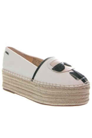 Espadrile Karl Lagerfeld, Mărime 40, Culoare Alb, Preț 625,59 Lei