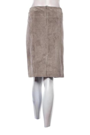 Fustă de piele Marc Aurel, Mărime XL, Culoare Gri, Preț 1.283,81 Lei