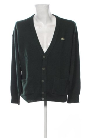 Herren Strickjacke Lacoste, Größe XL, Farbe Grün, Preis € 69,99