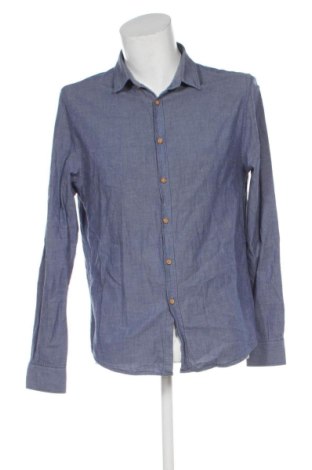 Herrenhemd Bershka, Größe XL, Farbe Blau, Preis € 14,77