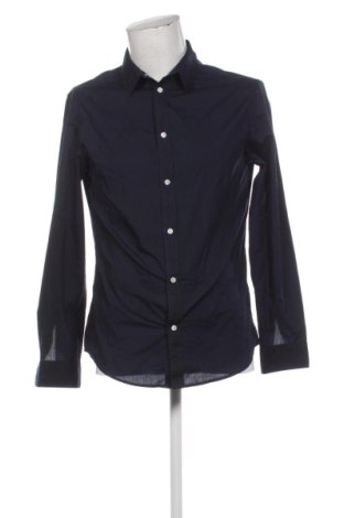 Мъжка риза H&M, Размер M, Цвят Син, Цена 24,84 €