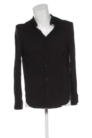 Мъжка риза H&M Divided, Размер M, Цвят Черен, Цена 15,00 €