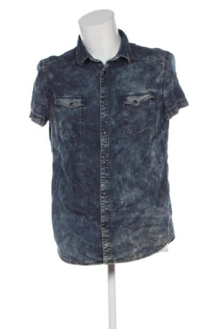 Cămașă de bărbați H&M Divided, Mărime M, Culoare Albastru, Preț 91,99 Lei