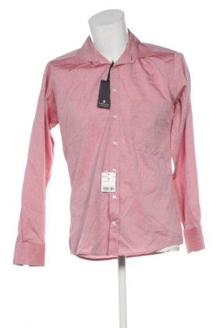 Herrenhemd Hatico, Größe S, Farbe Rot, Preis 14,74 €