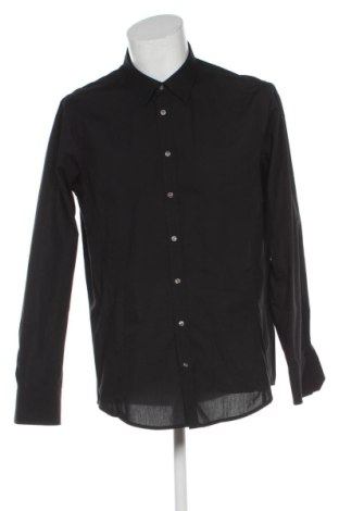 Herrenhemd Piazza Italia, Größe XL, Farbe Schwarz, Preis 14,74 €