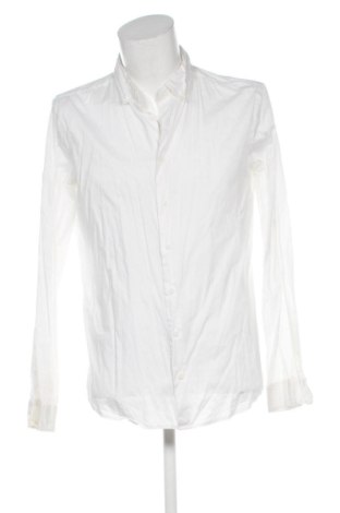 Cămașă de bărbați Pull&Bear, Mărime XL, Culoare Alb, Preț 76,86 Lei