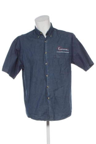 Мъжка риза Unbranded, Размер M, Цвят Син, Цена 14,77 €
