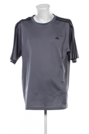 Ανδρικό t-shirt Adidas, Μέγεθος XL, Χρώμα Γκρί, Τιμή 16,99 €