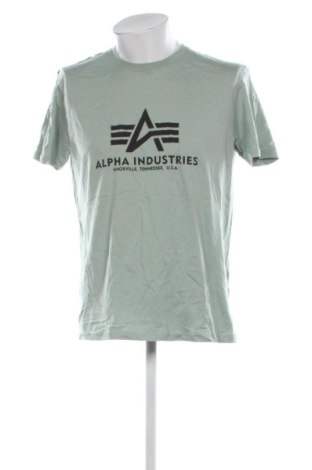 Herren Shirt Alpha Industries, Größe L, Farbe Grün, Preis 41,99 €