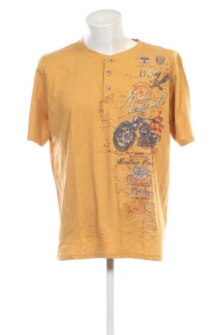 Ανδρικό t-shirt Atlas For Men, Μέγεθος XXL, Χρώμα  Μπέζ, Τιμή 11,99 €