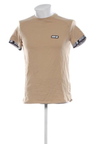 Tricou de bărbați Bershka, Mărime M, Culoare Bej, Preț 60,99 Lei