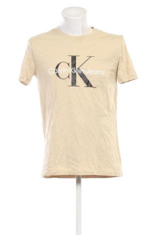Мъжка тениска Calvin Klein Jeans, Размер XL, Цвят Бежов, Цена 17,46 €