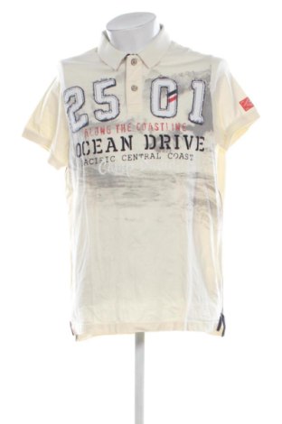 Tricou de bărbați Camp David, Mărime XL, Culoare Ecru, Preț 151,99 Lei