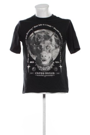Мъжка тениска Cropp, Размер S, Цвят Черен, Цена 7,66 €