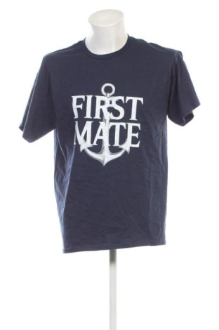 Męski T-shirt Gildan, Rozmiar L, Kolor Niebieski, Cena 51,99 zł