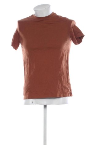 Męski T-shirt H&M, Rozmiar S, Kolor Brązowy, Cena 53,58 zł