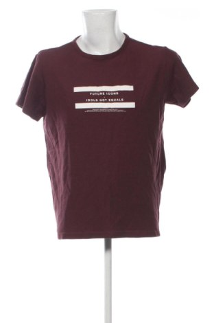 Męski T-shirt H&M, Rozmiar L, Kolor Czerwony, Cena 53,99 zł