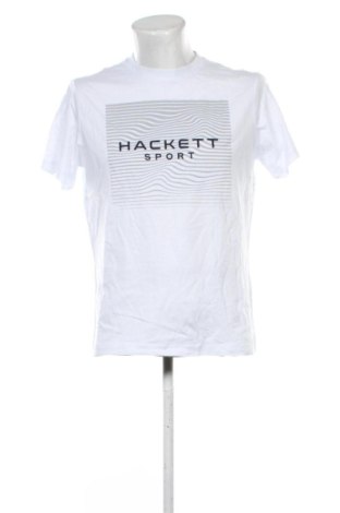 Férfi póló Hackett, Méret L, Szín Fehér, Ár 8 661 Ft