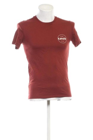 Męski T-shirt Levi's, Rozmiar S, Kolor Brązowy, Cena 74,00 zł