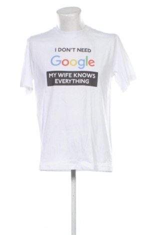 Herren Shirt Malfini, Größe L, Farbe Weiß, Preis 8,99 €