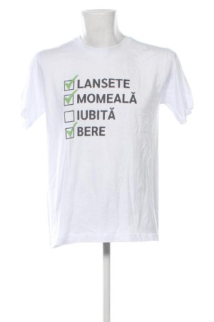 Męski T-shirt Malvin, Rozmiar L, Kolor Biały, Cena 36,99 zł
