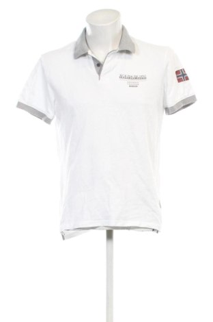 Herren T-Shirt Napapijri, Größe L, Farbe Weiß, Preis € 36,99