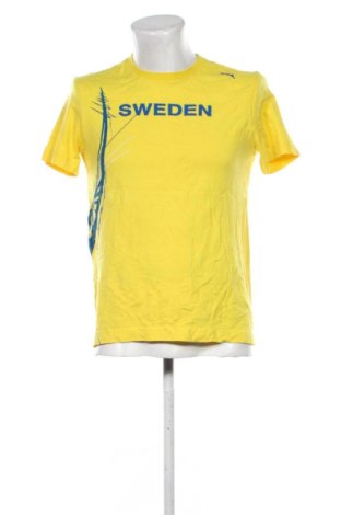 Мъжка тениска PUMA, Размер M, Цвят Жълт, Цена 13,29 €