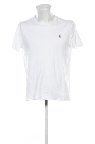 Męski T-shirt Polo Ralph Lauren, Rozmiar L, Kolor Biały, Cena 504,93 zł