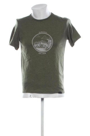 Męski T-shirt Quechua, Rozmiar M, Kolor Zielony, Cena 51,99 zł