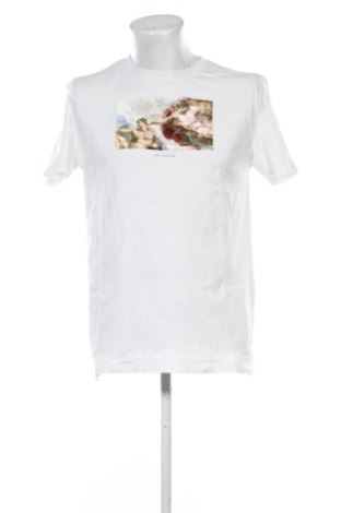 Мъжка тениска Reserved, Размер L, Цвят Бял, Цена 9,20 €