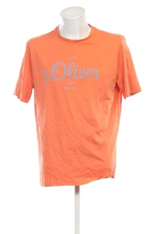 Męski T-shirt S.Oliver, Rozmiar XXL, Kolor Pomarańczowy, Cena 40,99 zł