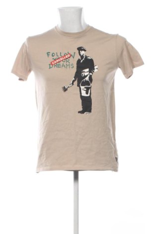 Мъжка тениска Unbranded, Размер M, Цвят Бежов, Цена 17,06 €