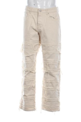 Blugi de bărbați Boohoo, Mărime L, Culoare Ecru, Preț 104,10 Lei