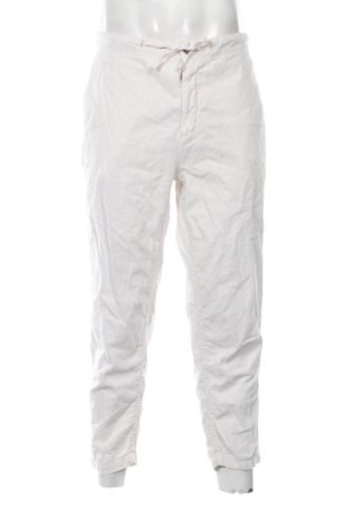 Мъжки панталон Zara, Размер L, Цвят Бял, Цена 14,00 €