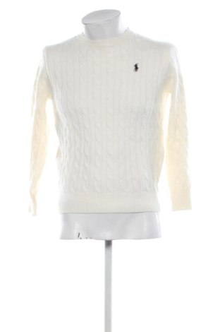 Męski sweter Polo Ralph Lauren, Rozmiar S, Kolor Biały, Cena 803,77 zł