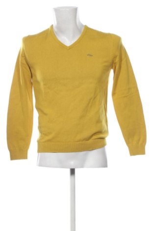 Férfi pulóver S.Oliver, Méret S, Szín Sárga, Ár 10 331 Ft