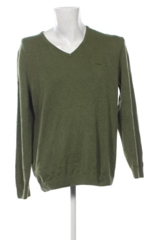 Ανδρικό πουλόβερ S.Oliver, Μέγεθος XL, Χρώμα Πράσινο, Τιμή 29,99 €