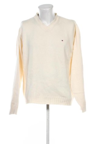 Męski sweter Tommy Hilfiger, Rozmiar XL, Kolor ecru, Cena 239,99 zł