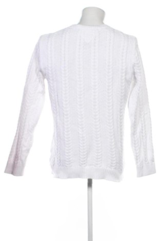 Férfi pulóver Tommy Jeans, Méret L, Szín Fehér, Ár 15 847 Ft