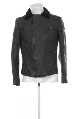 Geacă de piele pentru bărbati Guess, Mărime S, Culoare Gri, Preț 944,99 Lei