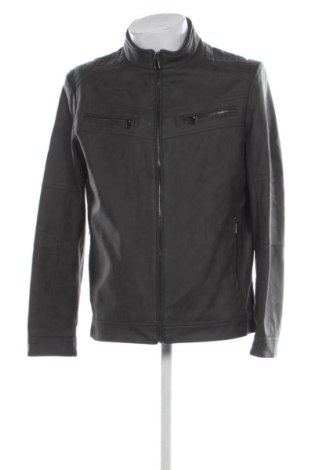 Мъжко кожено яке LC Waikiki, Размер L, Цвят Сив, Цена 25,00 €
