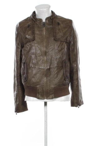 Męska skórzana kurtka Maze, Rozmiar L, Kolor Zielony, Cena 618,77 zł