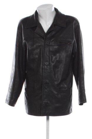 Мъжко кожено яке Unbranded, Размер L, Цвят Черен, Цена 55,00 €