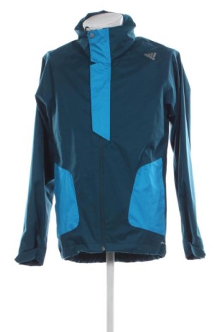 Herrenjacke Adidas, Größe L, Farbe Blau, Preis 54,99 €