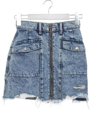 Φούστα Bershka, Μέγεθος XXS, Χρώμα Μπλέ, Τιμή 15,00 €