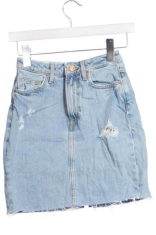 Fustă H&M, Mărime XXS, Culoare Albastru, Preț 91,99 Lei