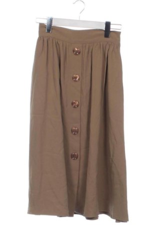 Fustă Massimo Dutti, Mărime XXS, Culoare Bej, Preț 166,82 Lei