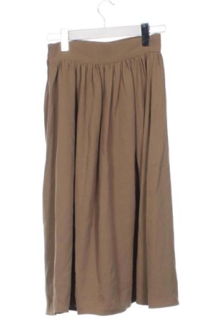 Fustă Massimo Dutti, Mărime XXS, Culoare Bej, Preț 166,82 Lei