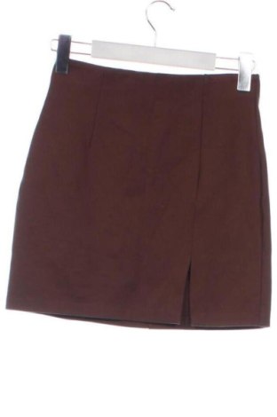 Fustă Stradivarius, Mărime XS, Culoare Maro, Preț 60,99 Lei